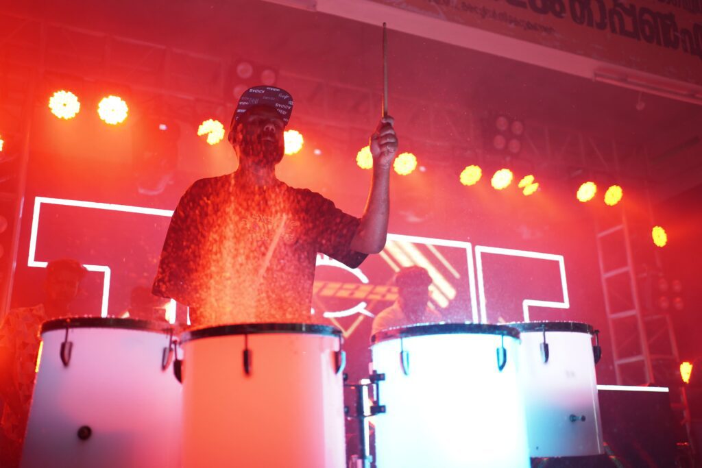 LED Liquid Drummer Show in Mysore LED Drumming with DJ Party at Wedding Event in Mysore
