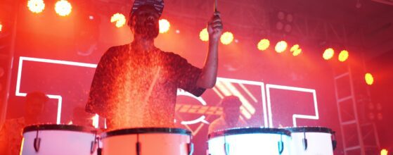 LED Liquid Drummer Show in Mysore LED Drumming with DJ Party at Wedding Event in Mysore